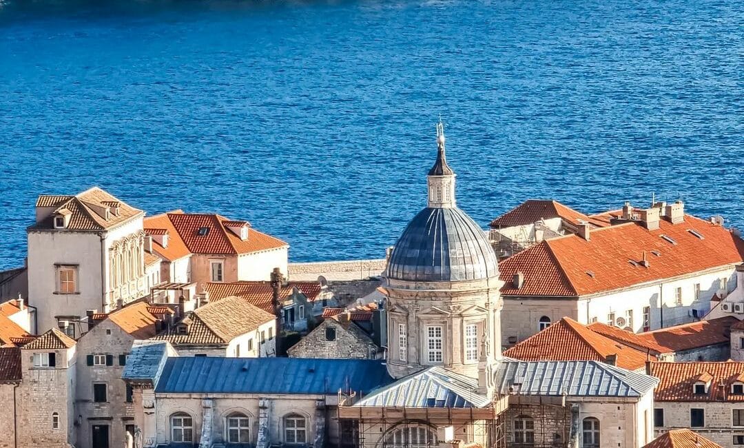 The stunning natural scenery of Croatia's coastline as seen during a RYA sailing course
