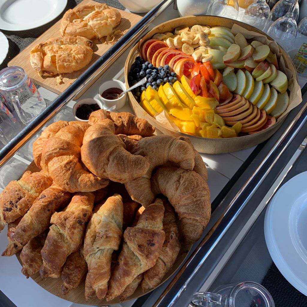 Immerse your taste buds in Croatian Coast Cuisine! Explore fresh seafood, regional specialties, & local markets on your sailing trip. Unforgettable flavors await! #breakfastdelight #YachtSailTraining