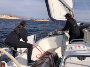 Discover your sailing potential with our RYA Sailing School Croatia! Master essential skills, progress through levels, & become a skipper. Explore the Adriatic with confidence. #RYA #SailingProgression #YachtSailTraining ⚓️